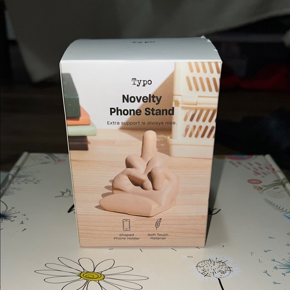 Tan Versatile Cell Phone Stand for Easy Access